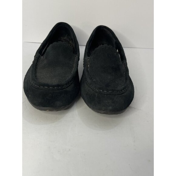 Vionic Womens Mckenzie Black Slip On Loafer Shoes Suede Leather Upper Size 8 - Picture 1 of 4